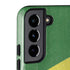 Brazil Flag Distressed Galaxy S22 Plus Pro Case